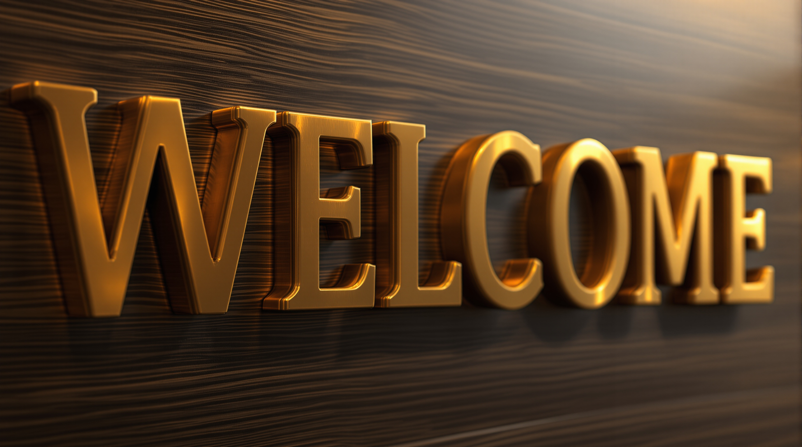 Professional brass dimensional sign letters